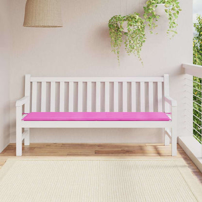 Bankpolster Uni Rosa 150 x 50 x 3 cm Oxford-Stoff