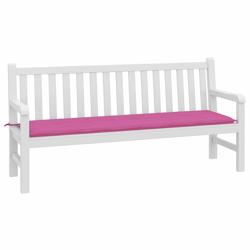 Bankpolster Uni Rosa 150 x 50 x 3 cm Oxford-Stoff