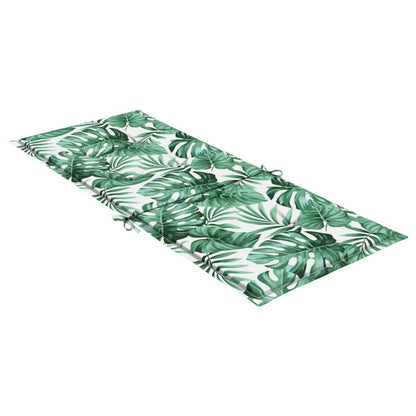 vidaXL Coussins de dossier haut 4 pcs Tissu Motif à feuilles