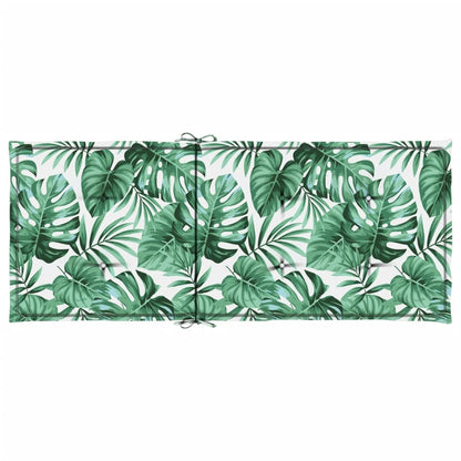vidaXL Coussins de dossier haut 4 pcs Tissu Motif à feuilles