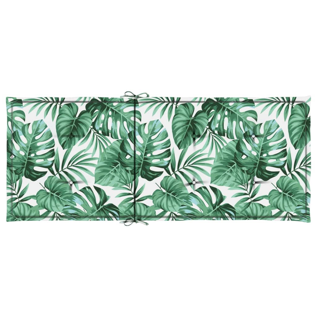 vidaXL Coussins de dossier haut 6 pcs Motif feuille Tissu