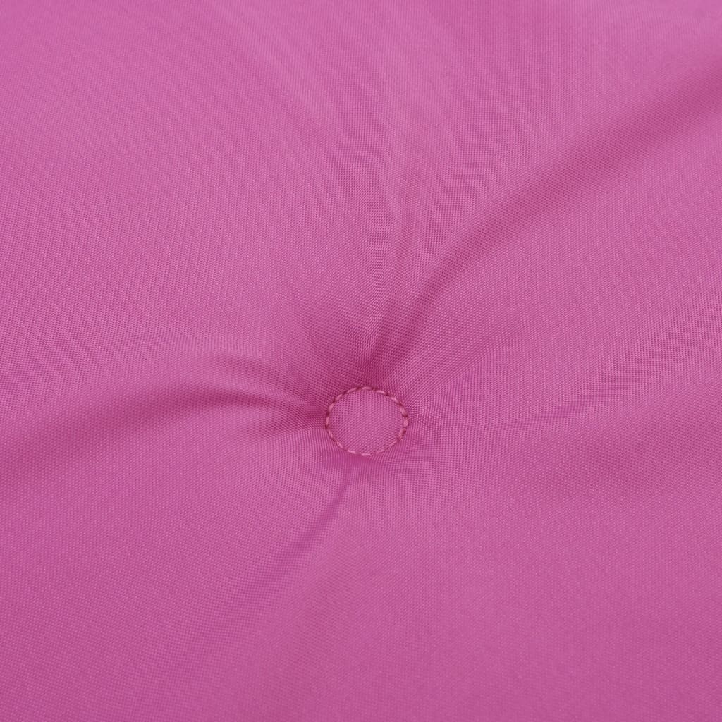vidaXL Hochlehner-Auflagen 6 Stk. Rosa Stoff