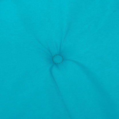 vidaXL Coussins pour chaises à dossier haut 4 pcs Tissu turquoise