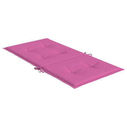 vidaXL Coussins pour chaises basses 2 pcs Tissu rose