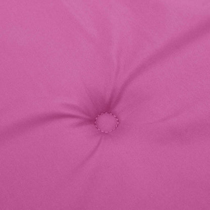 vidaXL Niedriglehner-Auflagen 4 Stk. Rosa Stoff