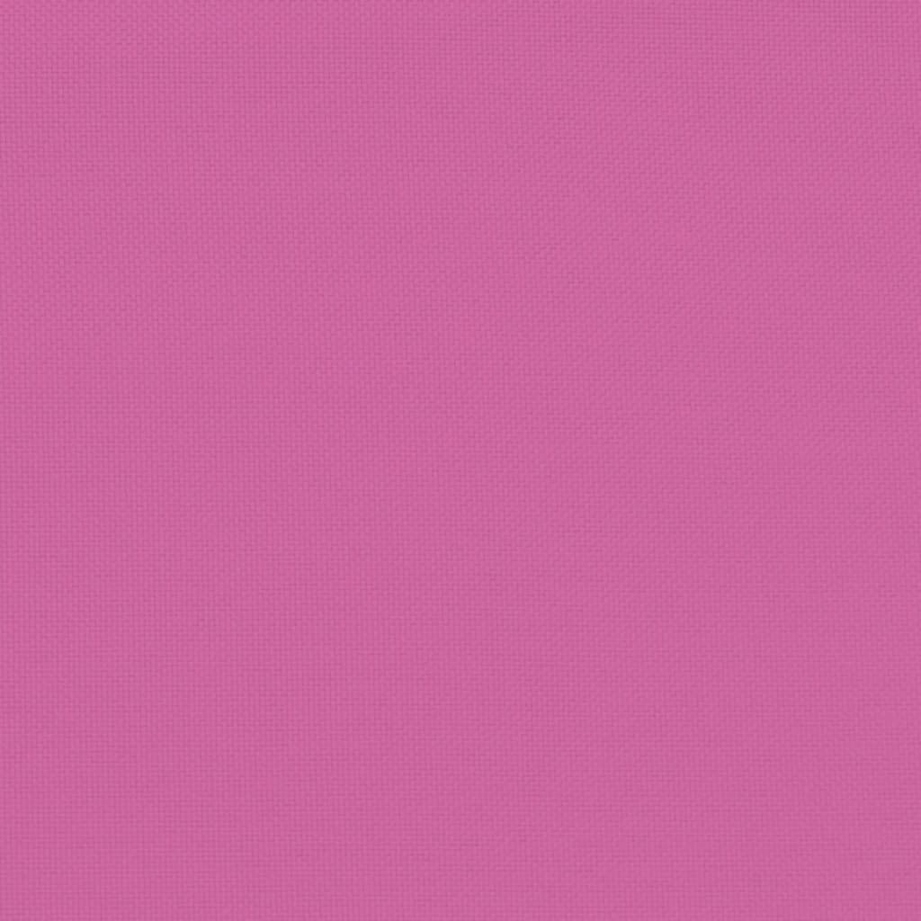 vidaXL Niedriglehner-Auflagen 4 Stk. Rosa Stoff