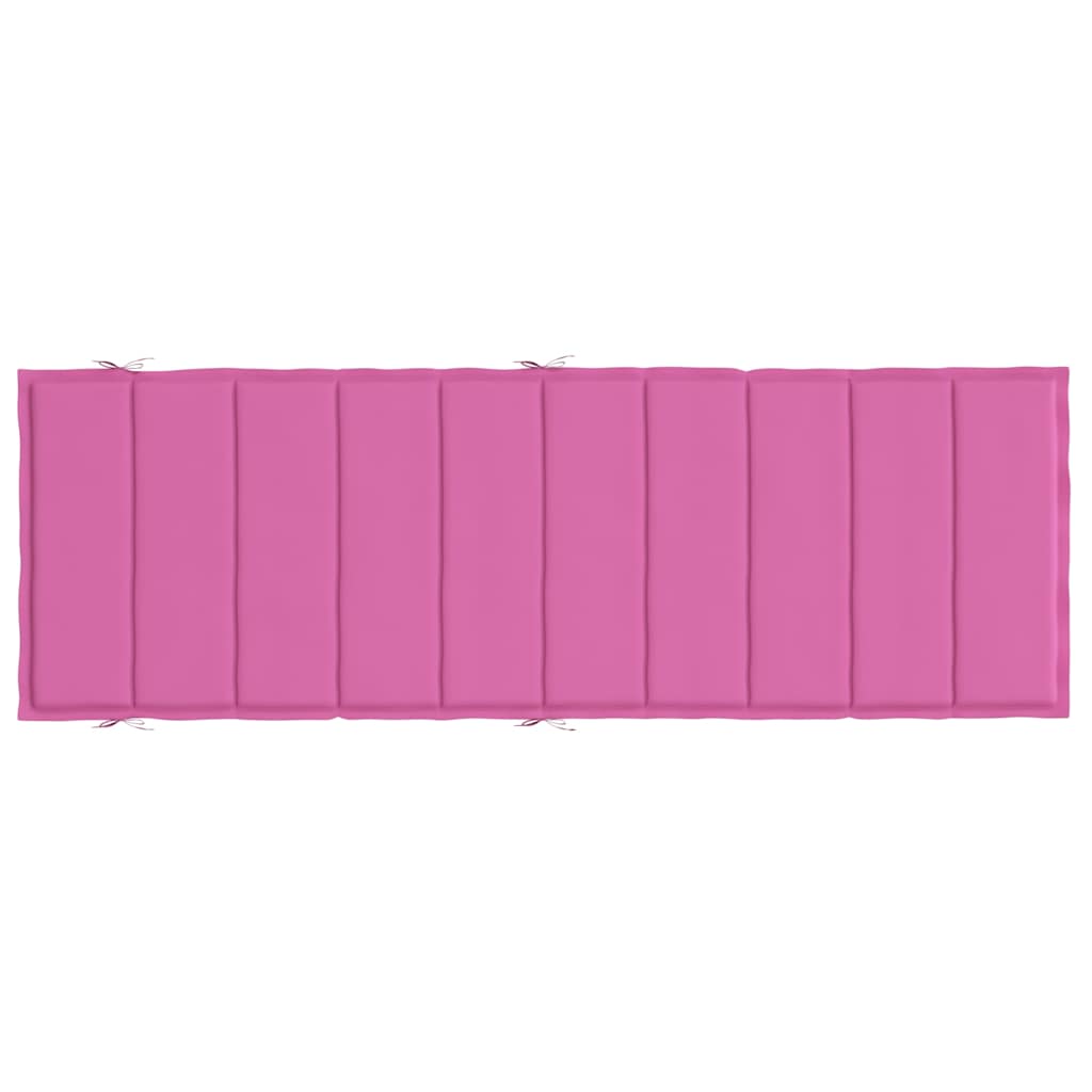 vidaXL Sonnenliegen-Auflage Rosa Oxford-Gewebe