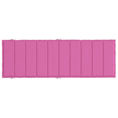 vidaXL Sonnenliegen-Auflage Rosa Oxford-Gewebe