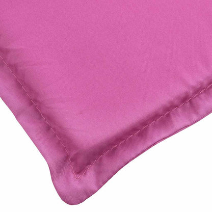 vidaXL Sonnenliegen-Auflage Rosa Oxford-Gewebe