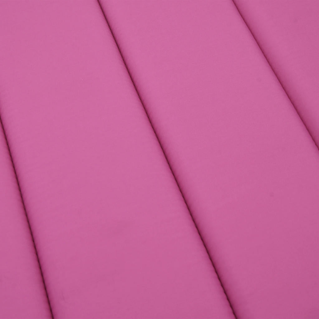 vidaXL Sonnenliegen-Auflage Rosa Oxford-Gewebe