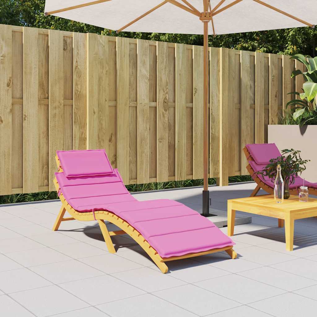 vidaXL Sonnenliegen-Auflage Rosa Oxford-Gewebe