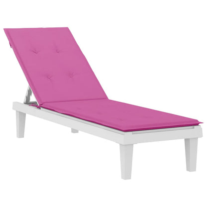 vidaXL Liegestuhl-Auflage Rosa Oxford-Gewebe