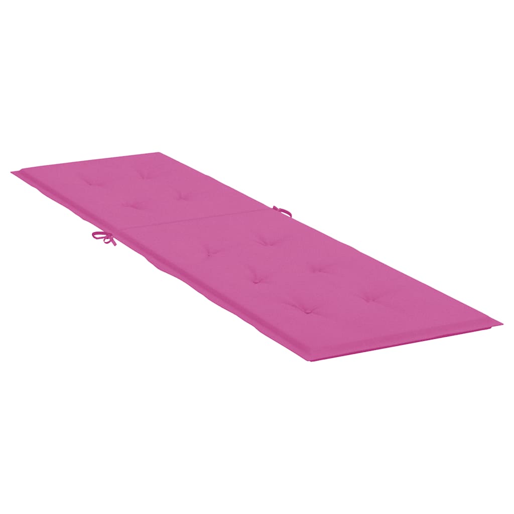 vidaXL Liegestuhl-Auflage Rosa Oxford-Gewebe