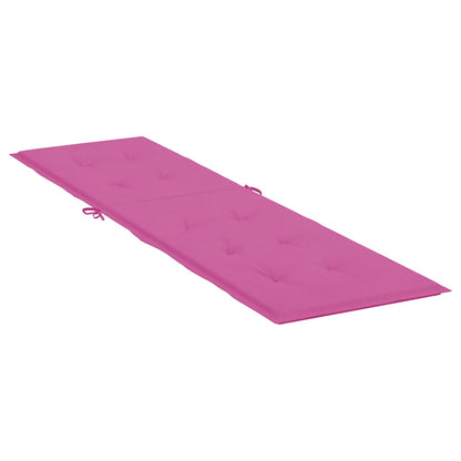 vidaXL Liegestuhl-Auflage Rosa Oxford-Gewebe