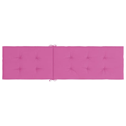 vidaXL Liegestuhl-Auflage Rosa Oxford-Gewebe