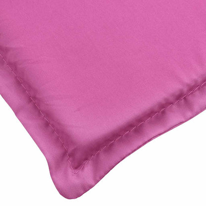 vidaXL Liegestuhl-Auflage Rosa Oxford-Gewebe