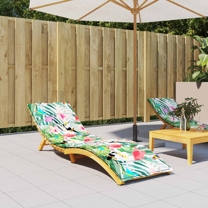 vidaXL Coussin de bain de soleil multicolore en tissu Oxford
