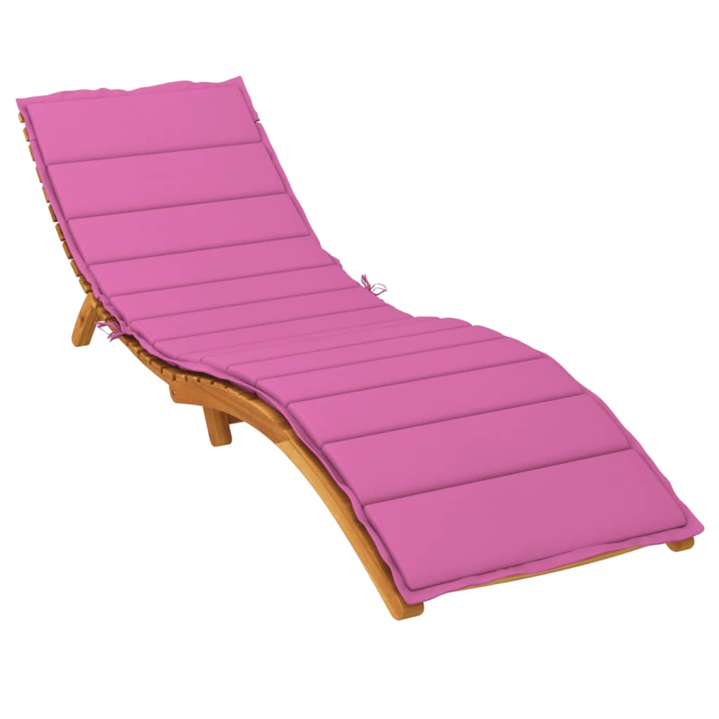vidaXL Sonnenliegen-Auflage Rosa Oxford-Gewebe