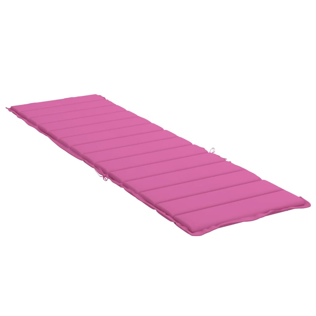 vidaXL Sonnenliegen-Auflage Rosa Oxford-Gewebe
