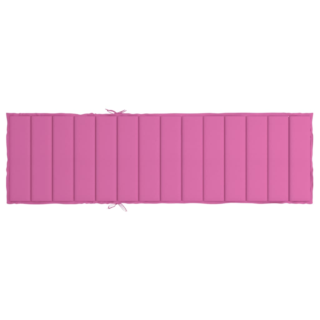 vidaXL Sonnenliegen-Auflage Rosa Oxford-Gewebe