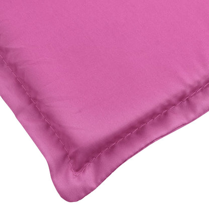 vidaXL Sonnenliegen-Auflage Rosa Oxford-Gewebe