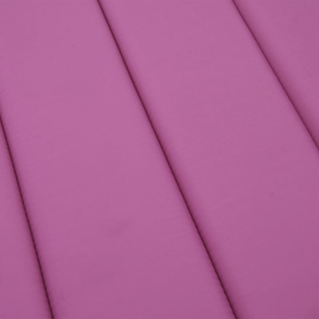 vidaXL Sonnenliegen-Auflage Rosa Oxford-Gewebe
