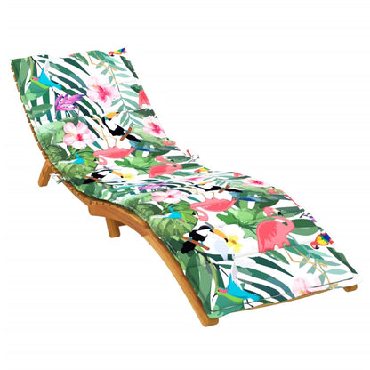 vidaXL Coussin de bain de soleil multicolore en tissu Oxford