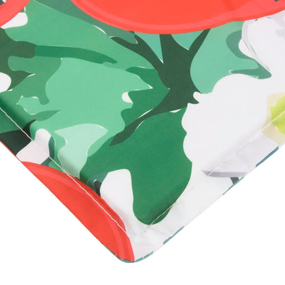 vidaXL Coussin de bain de soleil multicolore en tissu Oxford