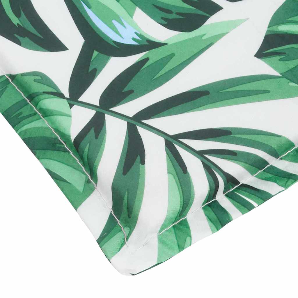 vidaXL Liege-Kissen Blatt Blattmuster 200 x 70 x 3 cm Oxford-Stoff