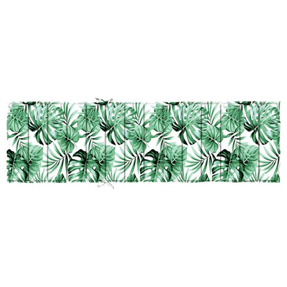 vidaXL Liege-Kissen Blatt Blattmuster 200 x 70 x 3 cm Oxford-Stoff