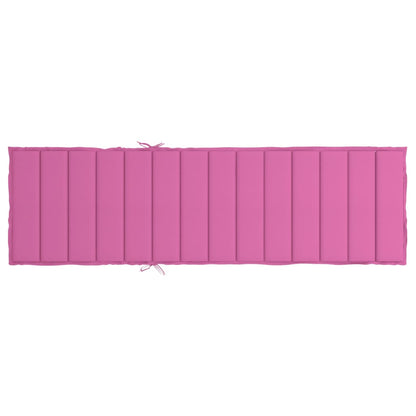 vidaXL Sonnenliegen-Auflage Rosa Oxford-Gewebe