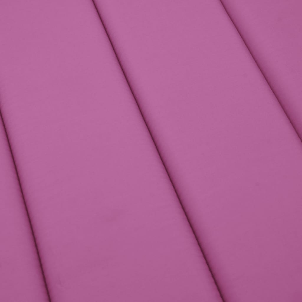 vidaXL Sonnenliegen-Auflage Rosa Oxford-Gewebe