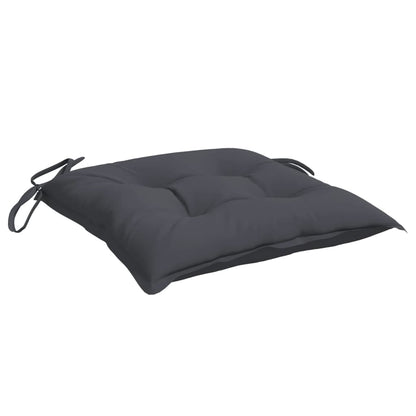 vidaXL Coussins de chaise 6 pcs Anthracite 40x40x7 cm Tissu Oxford