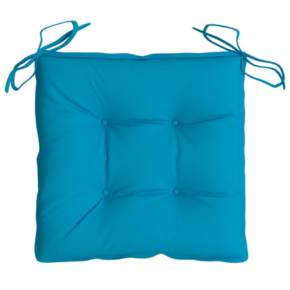 vidaXL Stuhlkissen 6 Stk. Hellblau 40x40x7 cm Oxford-Gewebe