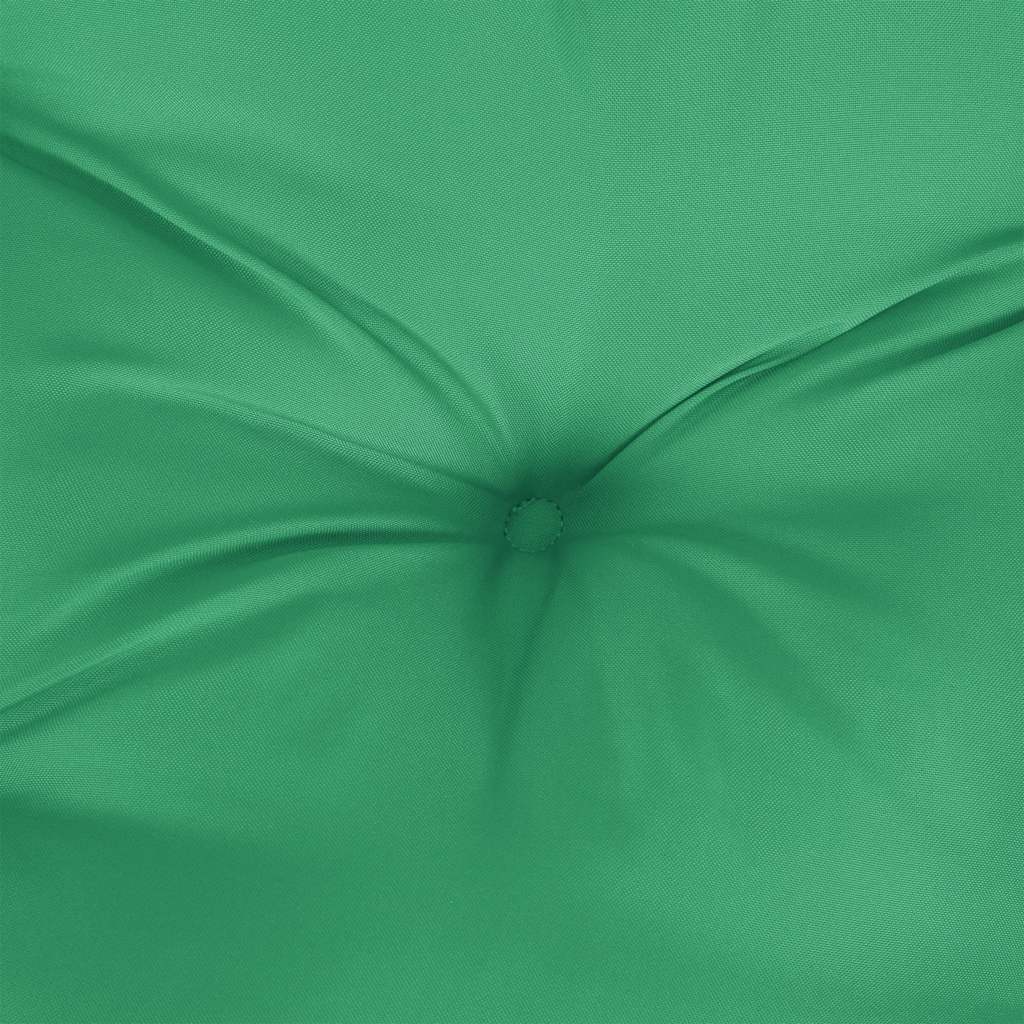 vidaXL Coussins de chaise 2 pcs Vert 40x40x7 cm Tissu Oxford