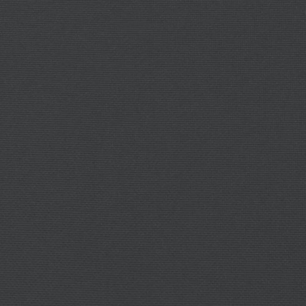 Stuhlkissen 4 Stk. Schwarz 40x40x7 cm Oxford-Gewebe