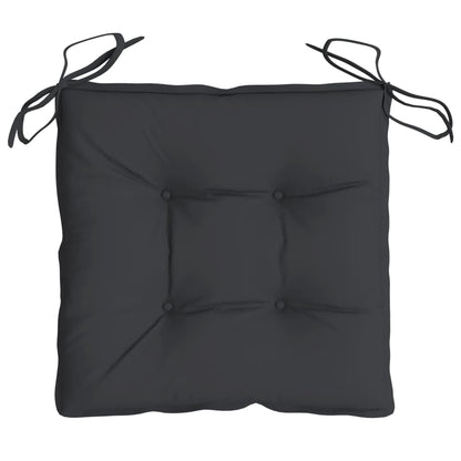 vidaXL Stuhlkissen 6 Stk. Schwarz 40x40x7 cm Oxford-Gewebe