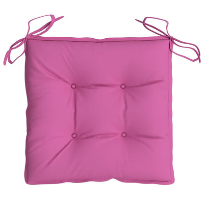 vidaXL Stuhlkissen 4 Stk. Rosa 40x40x7 cm Stoff