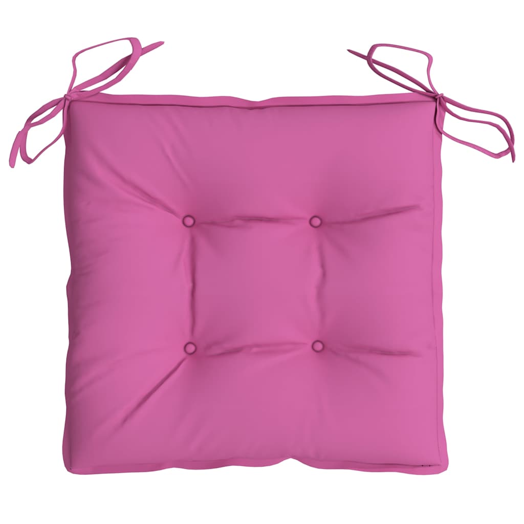 vidaXL Stuhlkissen 6 Stk. Rosa 40x40x7 cm Stoff