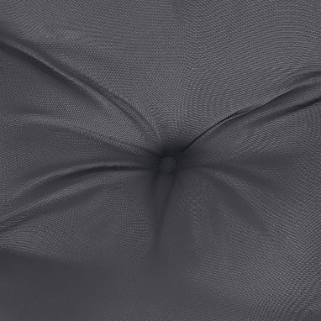 vidaXL Coussins de chaise 2 pcs Anthracite 50x50x7 cm Tissu Oxford