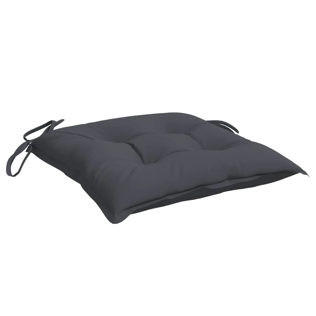 vidaXL Coussins de chaise 6 pcs Gris anthracite 50x50x7 cm Tissu Oxford