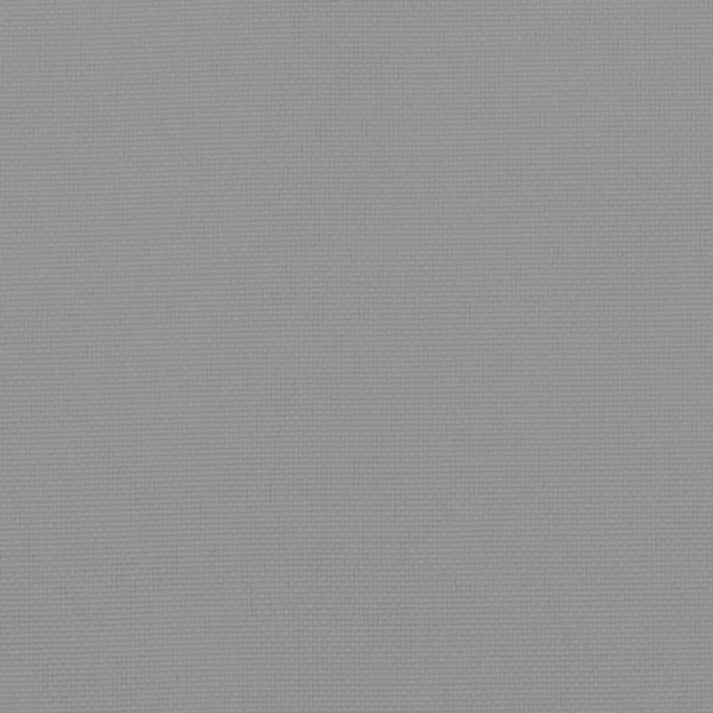 vidaXL Coussins de chaise 4 pcs Gris 50x50x7 cm Tissu Oxford
