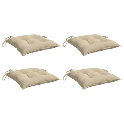 vidaXL Palettenkissen 4 Stk. Beige 50x50x7 cm Oxford-Gewebe