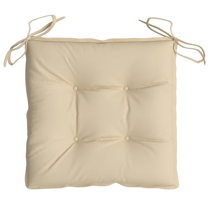 vidaXL Palettenkissen 4 Stk. Beige 50x50x7 cm Oxford-Gewebe