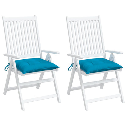 vidaXL Coussins de palette 2 pcs Bleu clair 50x50x7 cm Tissu Oxford
