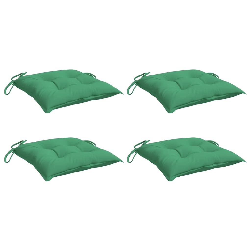 vidaXL Palettenkissen 4 Stk. Grün 50x50x7 cm Oxford-Gewebe