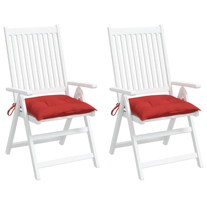vidaXL Palettenkissen 2 Stk. Rot 50x50x7 cm Oxford-Gewebe