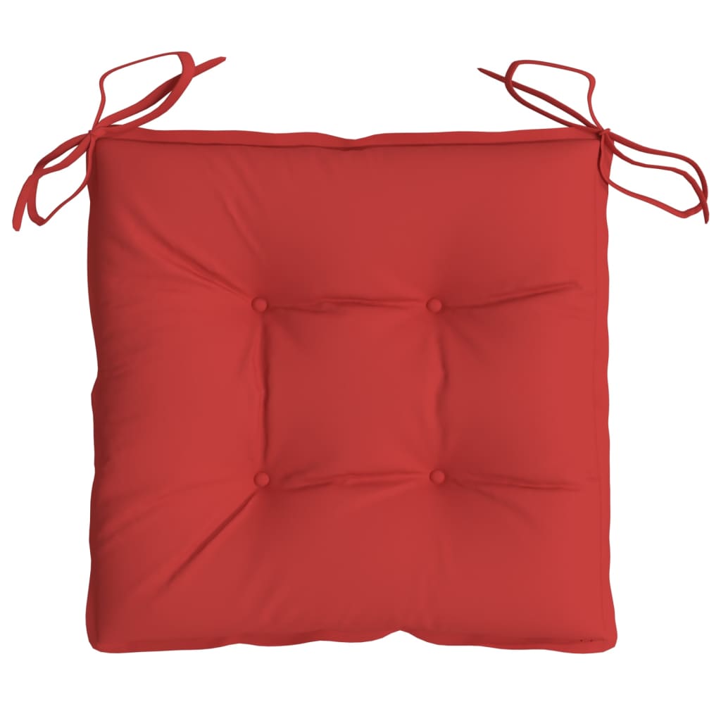 vidaXL Coussins de palette 6 pcs Rouge 50x50x7 cm Tissu Oxford