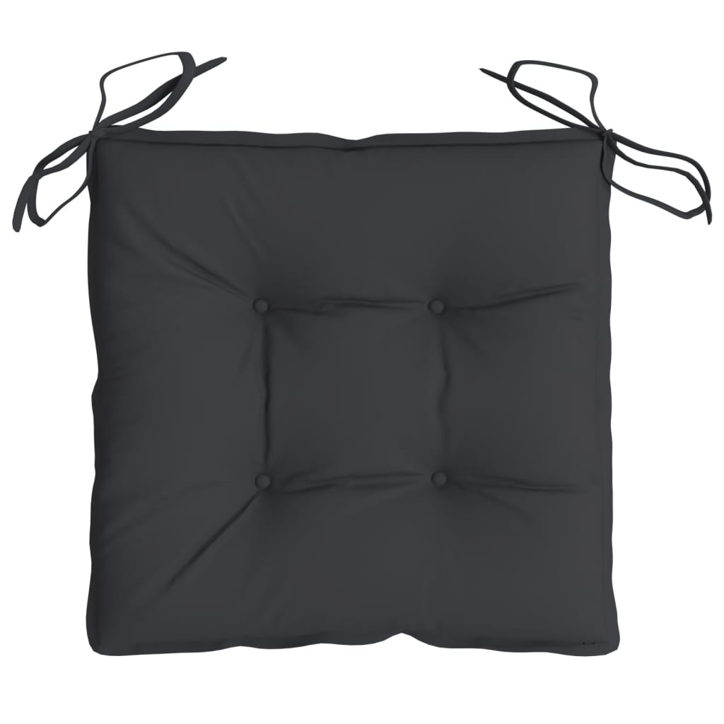 vidaXL Palettenkissen 2 Stk. Schwarz 50x50x7 cm Oxford-Gewebe