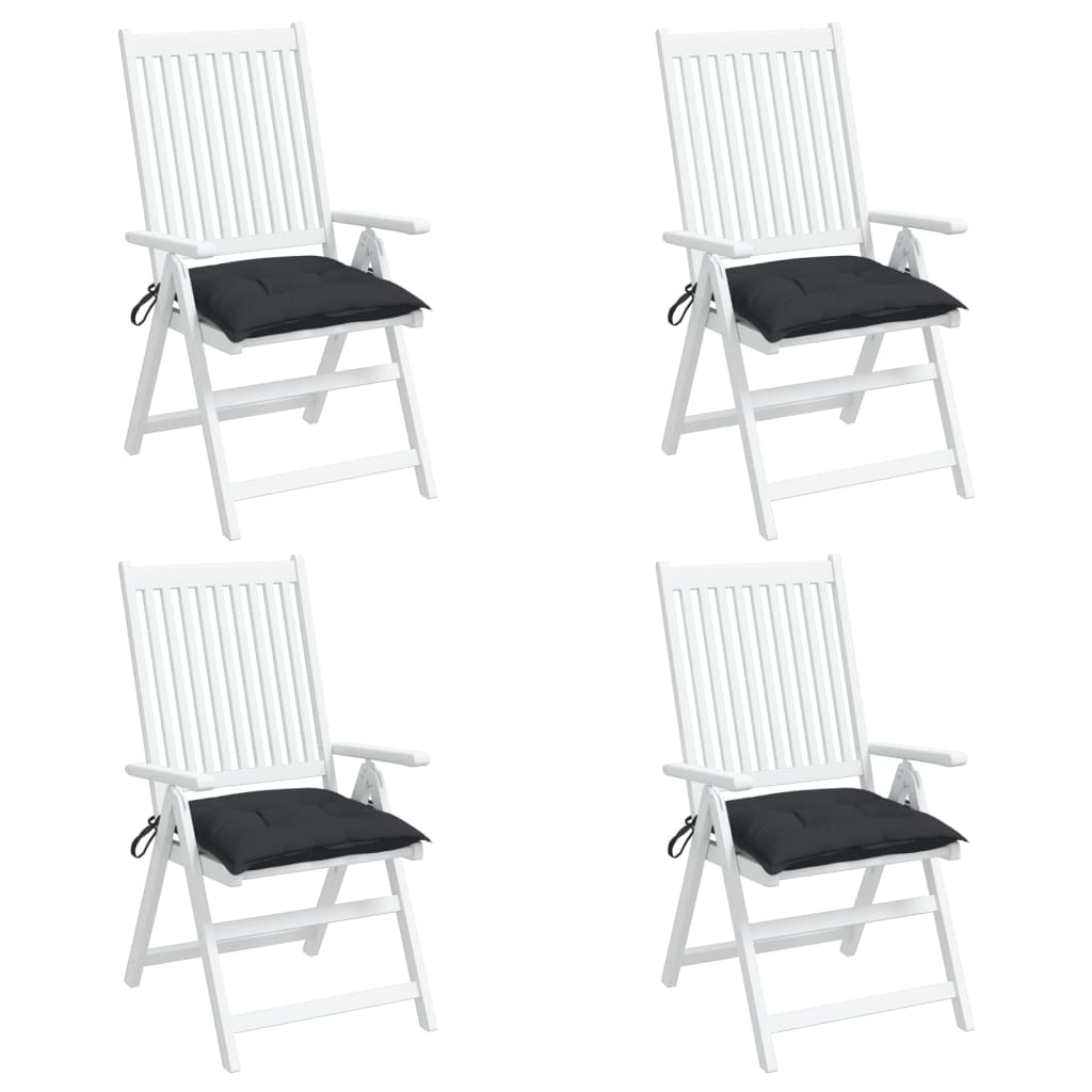 vidaXL Palettenkissen 4 Stk. Schwarz 50x50x7 cm Oxford-Gewebe